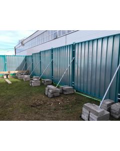 Temporary Fencing Wind Ballast System
