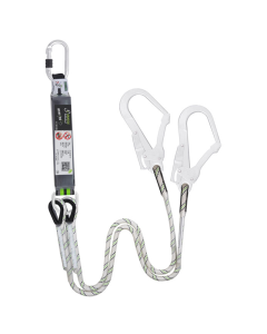 Gravity Y Forked Shock Absorbing Kernmantle Rope Lanyard