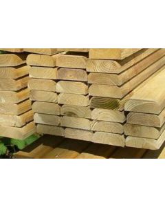 Tanalised Timber D Rails for Wooden Post & Rail Fencing System