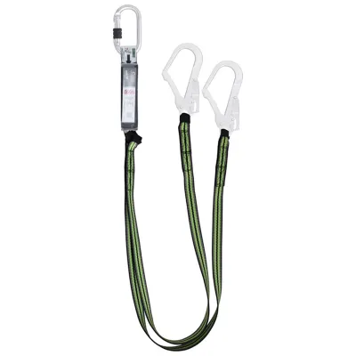 Gravity Forked Shock Absorbing Lanyard - 1.8m