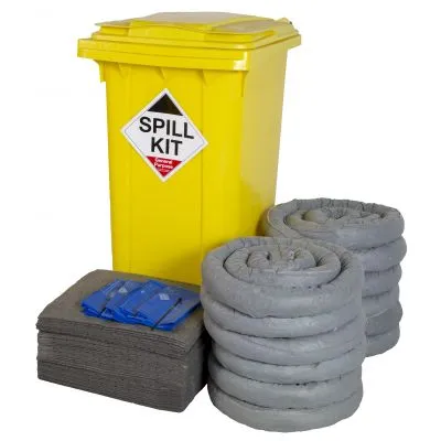 240 Litre Spill Kit – Wheeled Bin