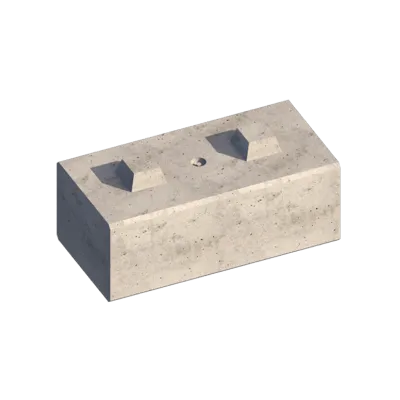 Concrete Hoarding Ballast Block - 750kg