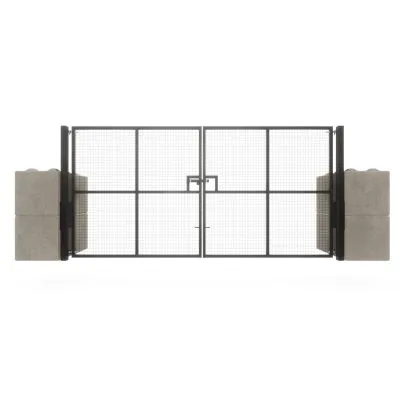 On-Ground Single Plate Mesh Heavy Duty Vehicle Gate (OG4)