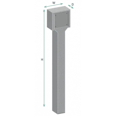 Concrete Hydrant Marker Post