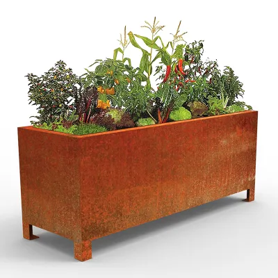 Rustic Planter With Feet