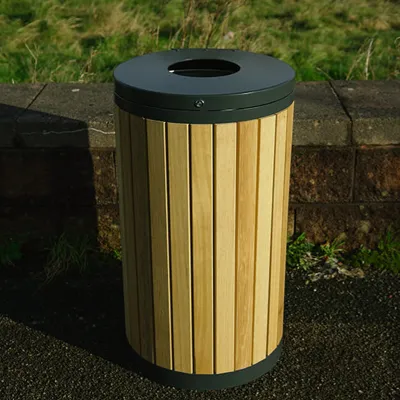 Hardwood Litter Bin